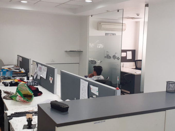 Hemkunt chamber 560 sqft furnished office space on rent