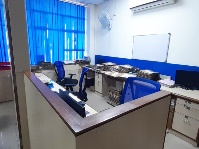 Chiranjeev  tower 600 sqft carpet area office space on rent